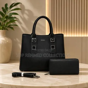 High Quality Leather 2in1 Pedra Designer Women Handbag.