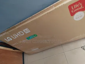 Frameless Smart LG 65" TV -UA73/65 + WIFI + YOUTUBE.