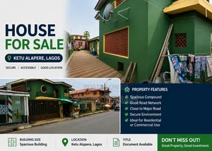 9bdrm House in Ogudu-Orioke for sale