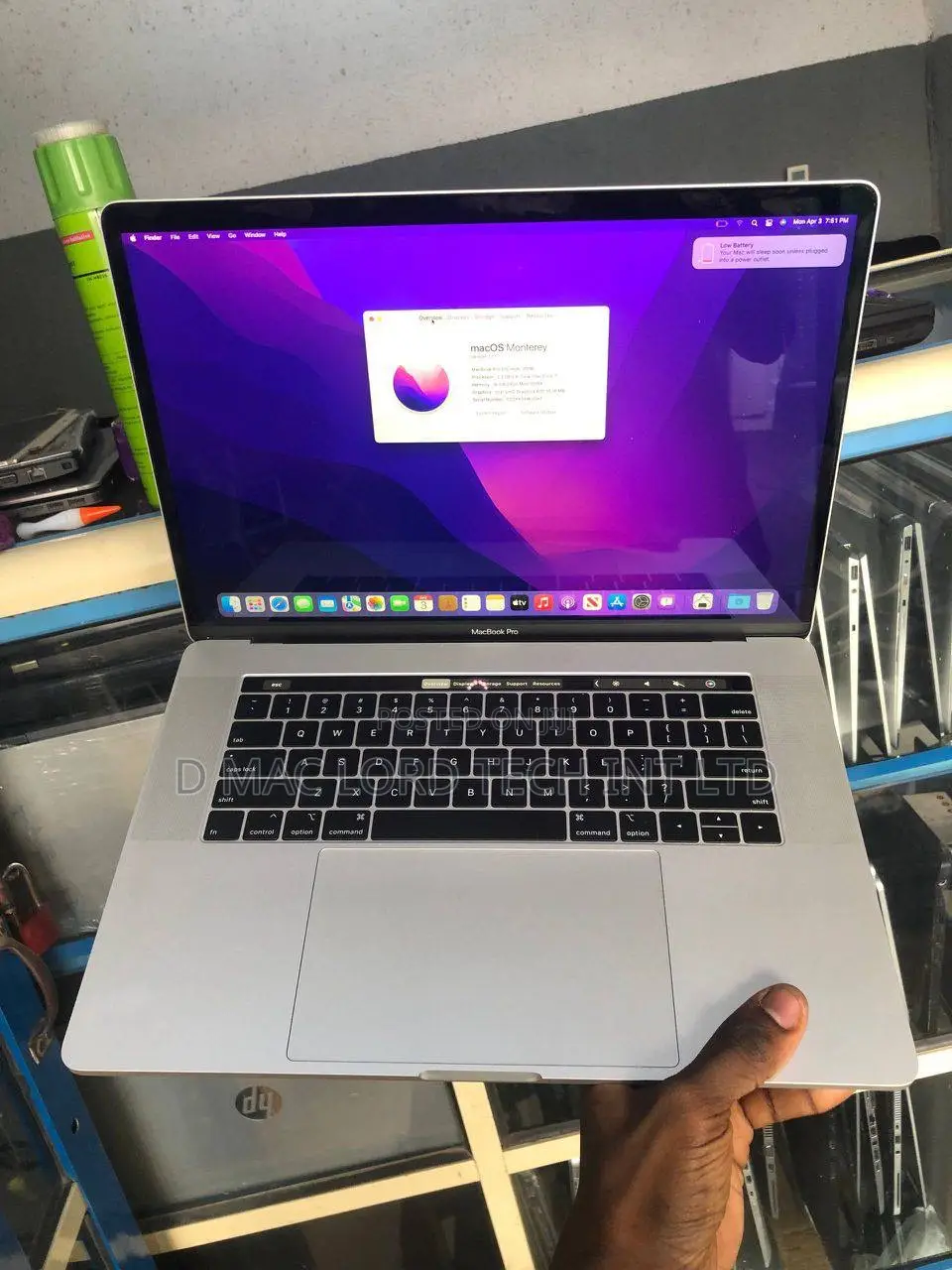 Laptop Apple MacBook Pro 2017 16GB Intel Core i7 SSD 512GB