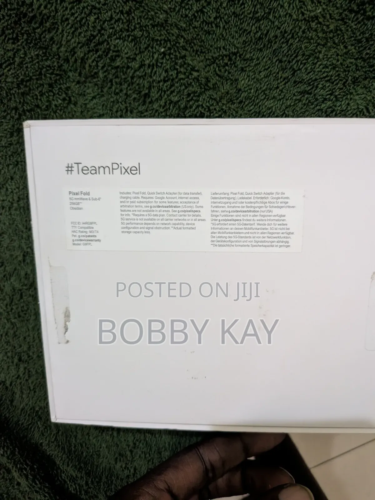 New Google Pixel Fold 256 GB Black
