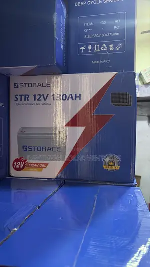 12v 130Ah Storace Dry Cell Battery