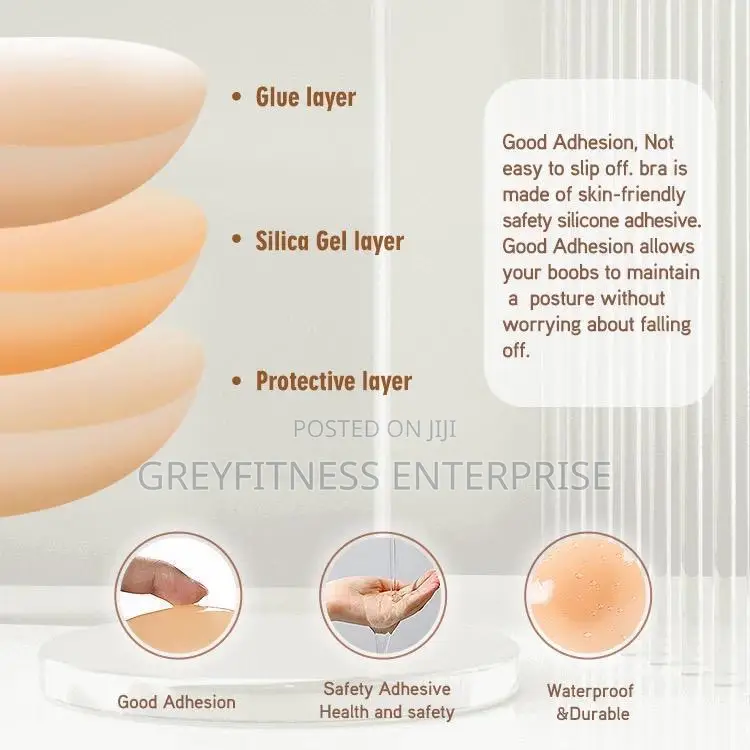 Adhesive Silicone Strapless Backless Bra