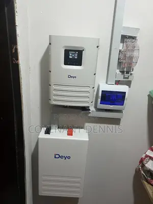 Deye 6kva 48v With 5kwh Lithium Battery 48v Set Up