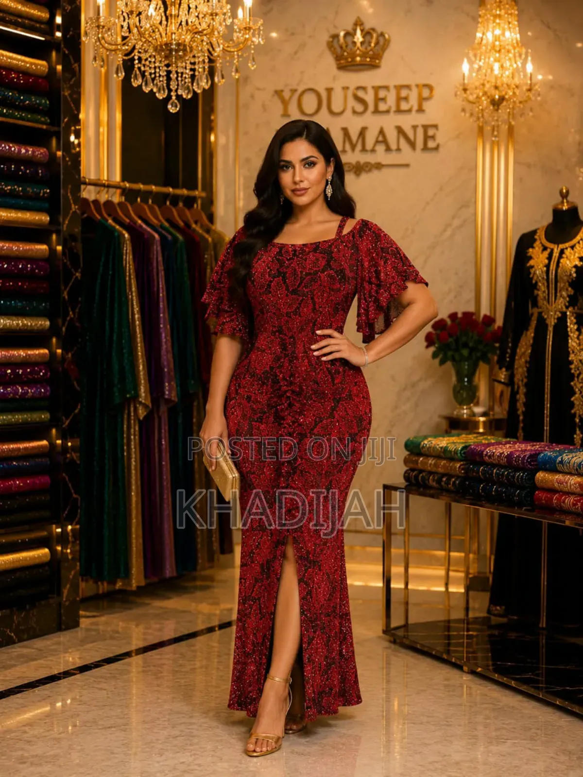 Embellished Mix Dress