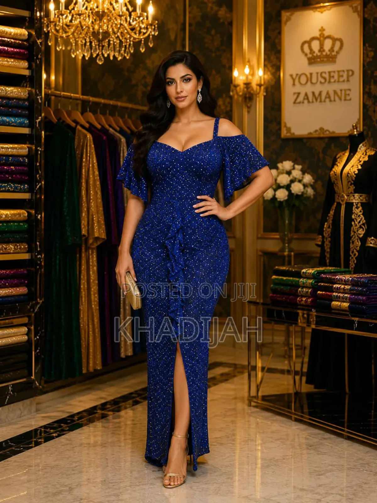 Embellished Mix Dress