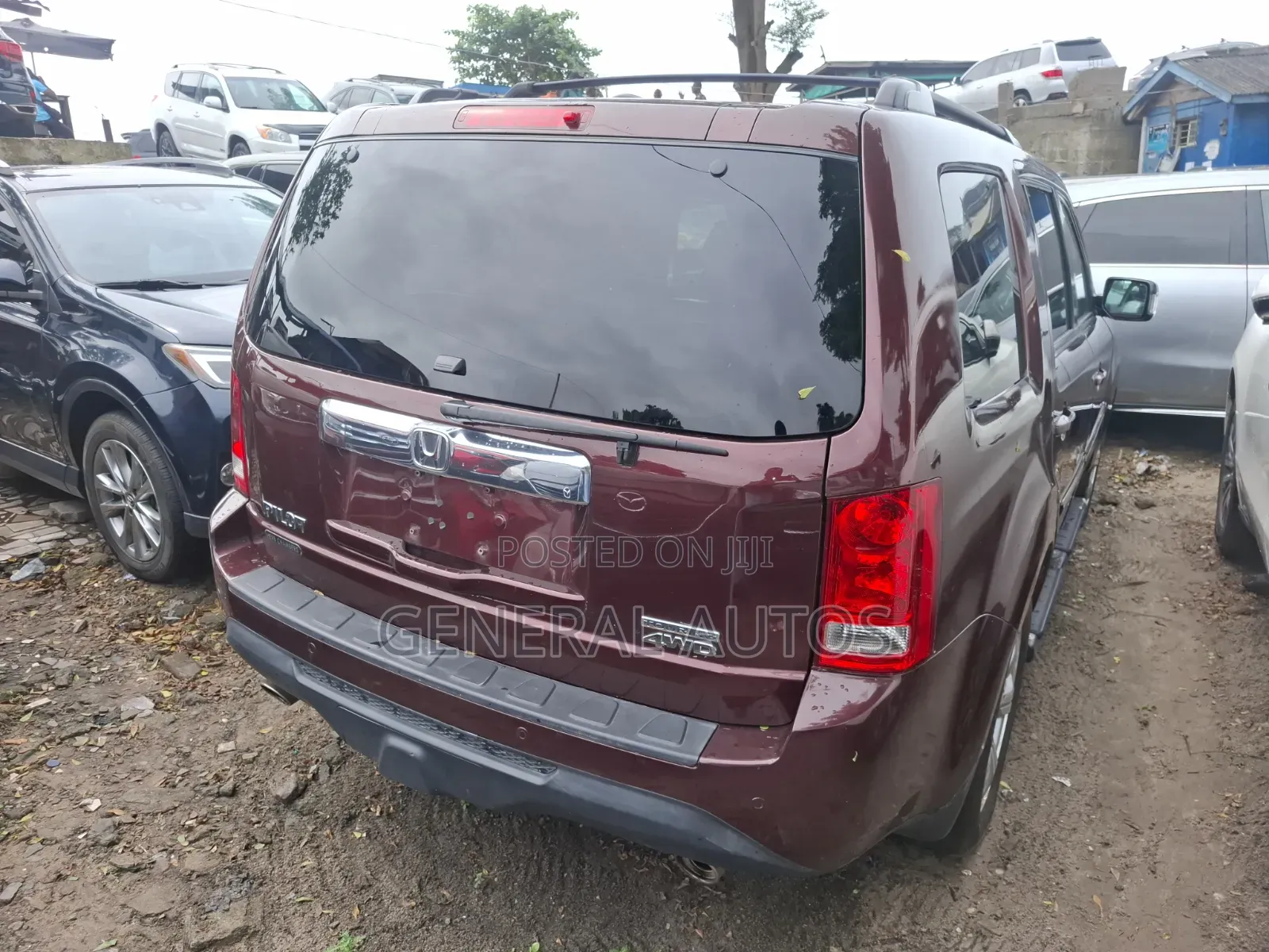 Honda Pilot 2015 Maroon