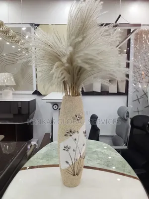 Elegant Pampas Grass Floor Vase Arrangement