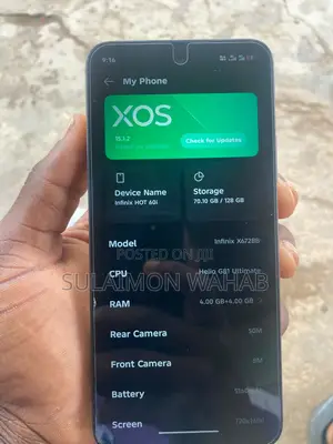 Infinix Hot 60i 128 GB Black