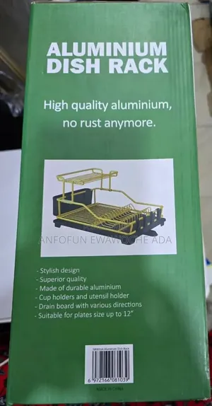 Gold Aluminum Dish Rack