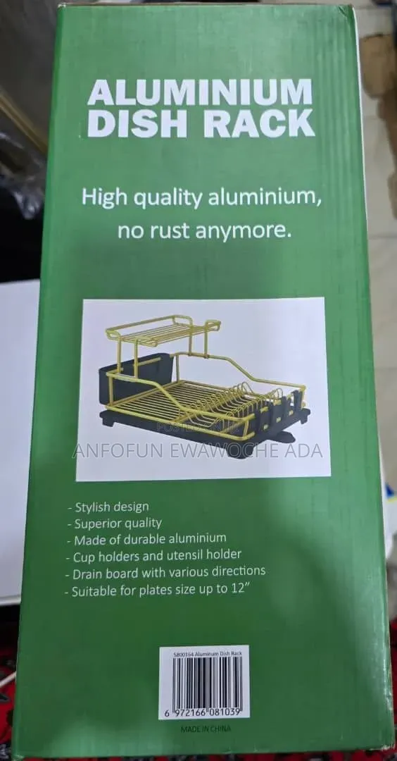Gold Aluminum Dish Rack