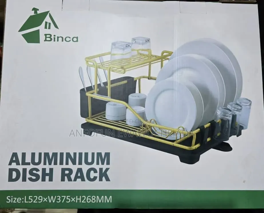 Gold Aluminum Dish Rack