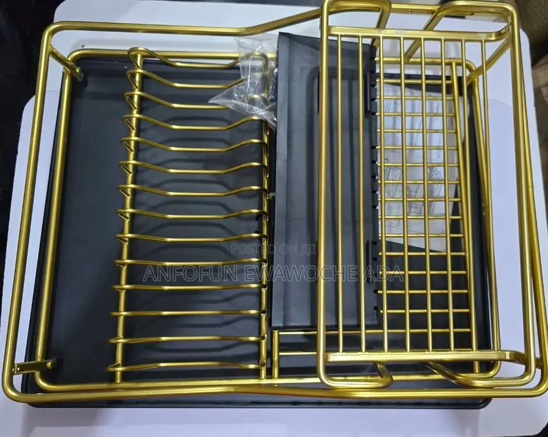 Gold Aluminum Dish Rack