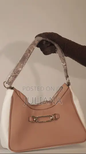 Fiorelli Coral Orange White Two-Toned Hobo Shoulder Bag