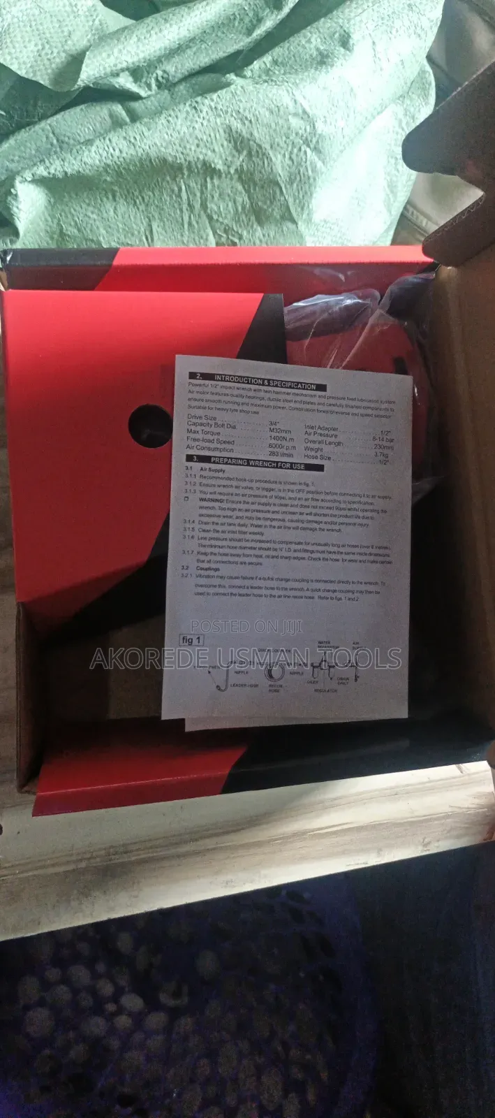 Pneumatic Impact Wrench 1"