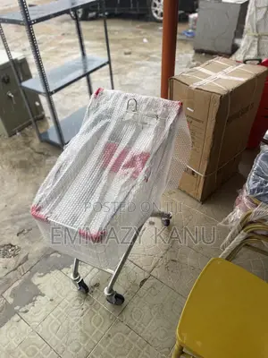60litre Shopping Basket Trolley With Wheels