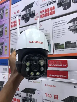 V380 Single Lens Solar Camera
