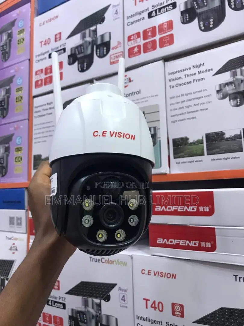 V380 Single Lens Solar Camera