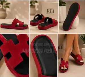 Luxury Women's Suede Handmade Slide Slippers – Premium Comfort