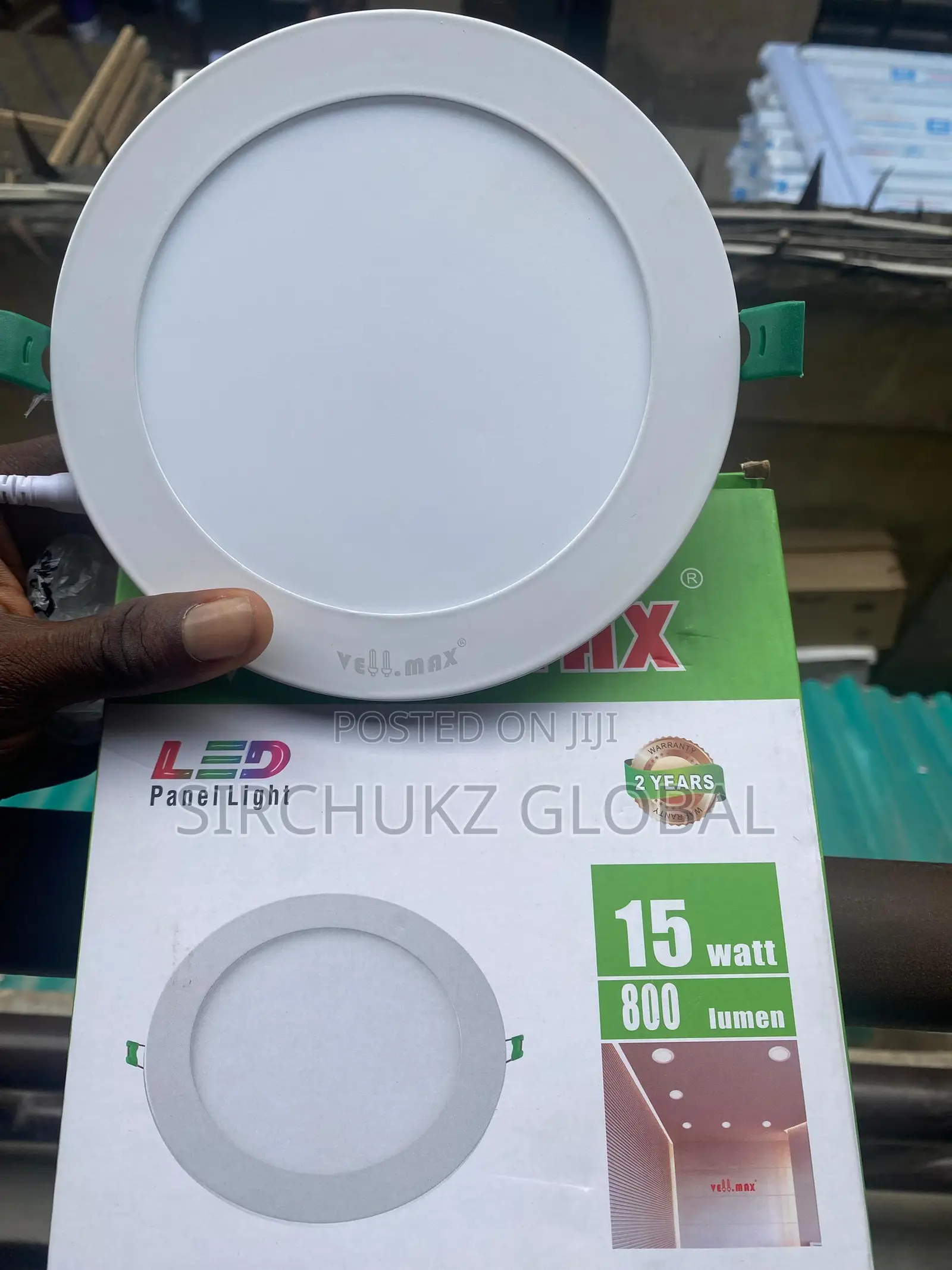 Vellmax 15W LED Recessed POP Panel Light