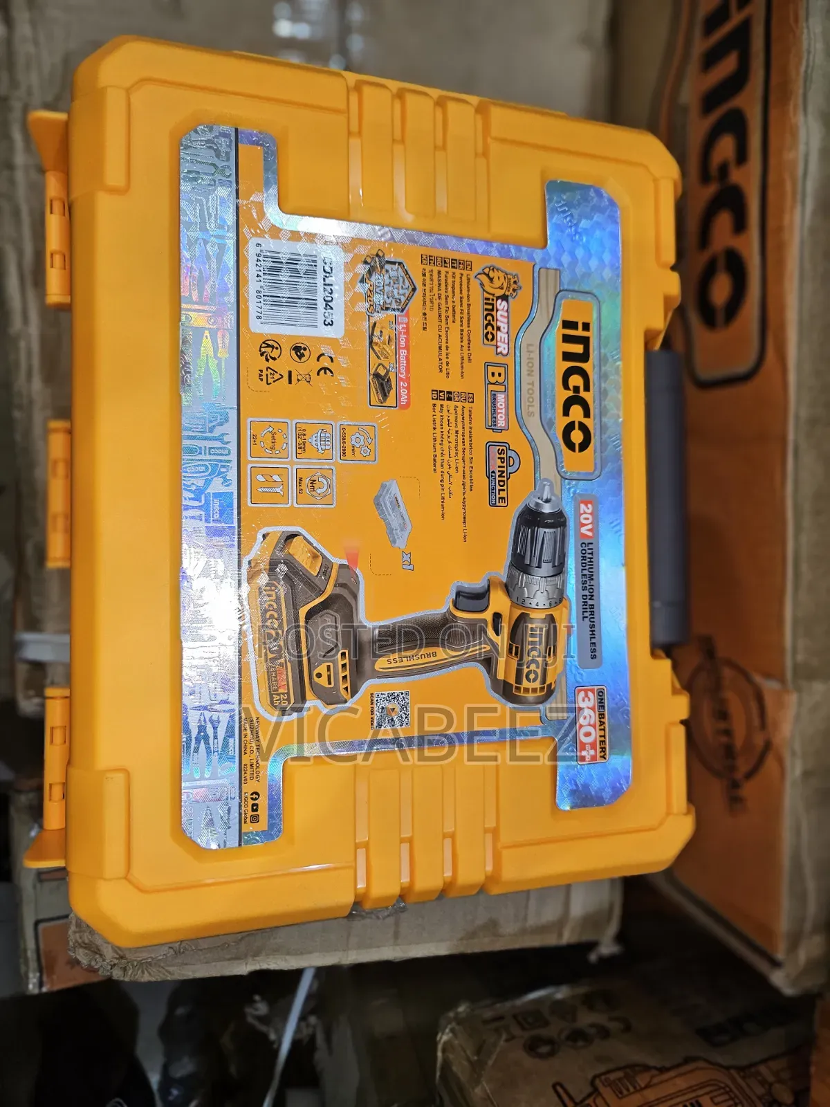 Ingco Brushless Cordless Drill