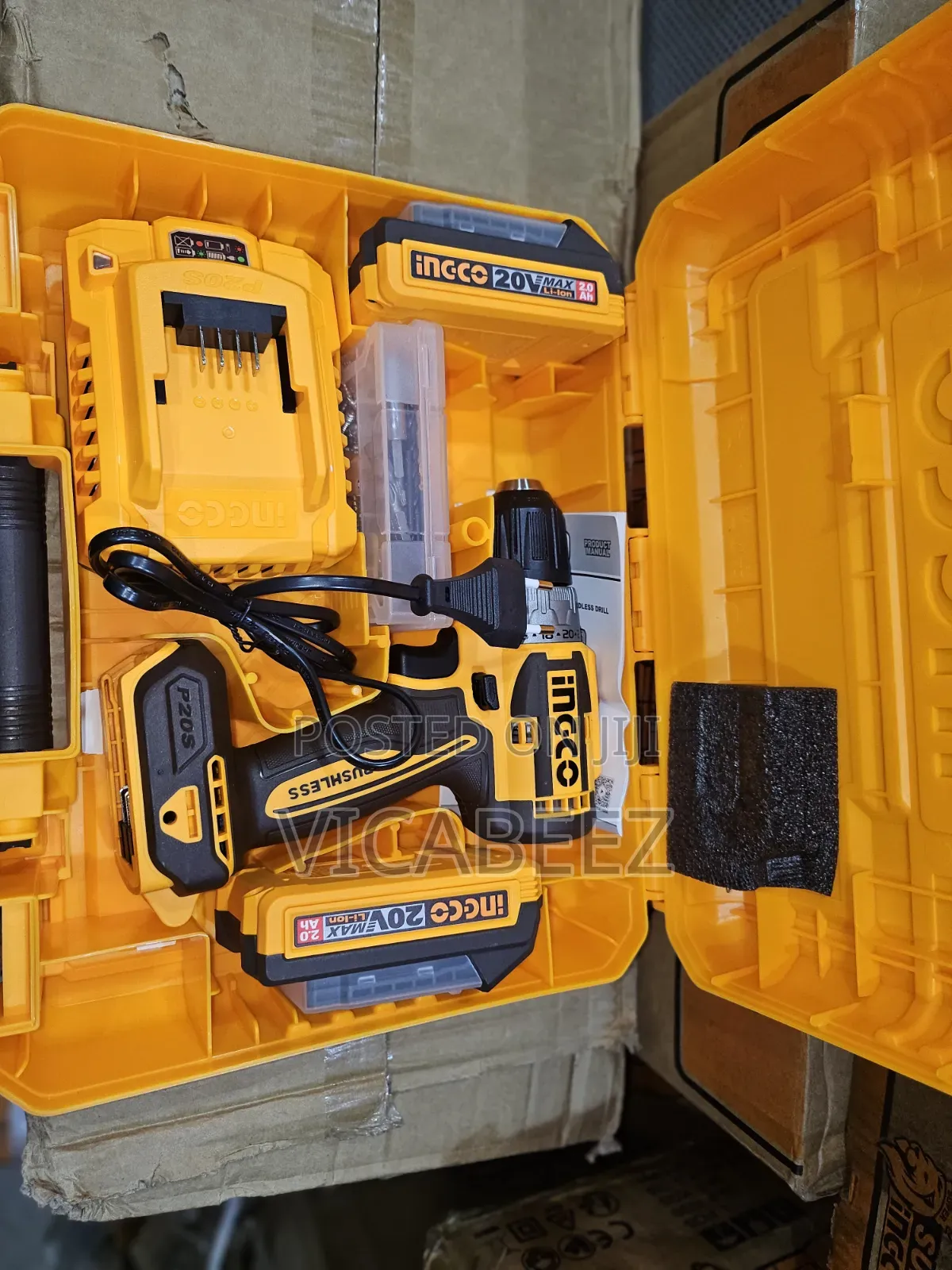 Ingco Brushless Cordless Drill