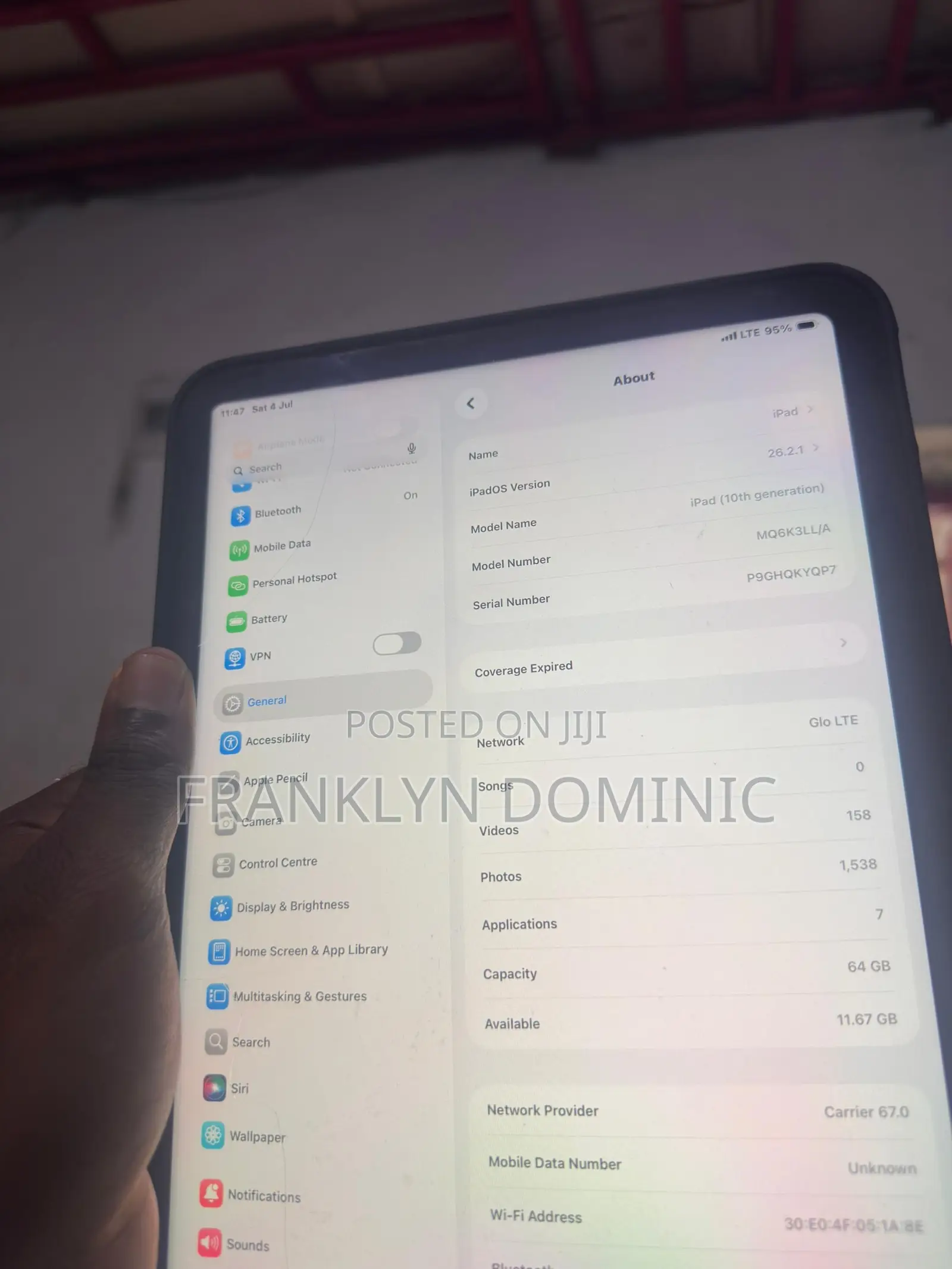 Apple iPad (2022) 64 GB Blue
