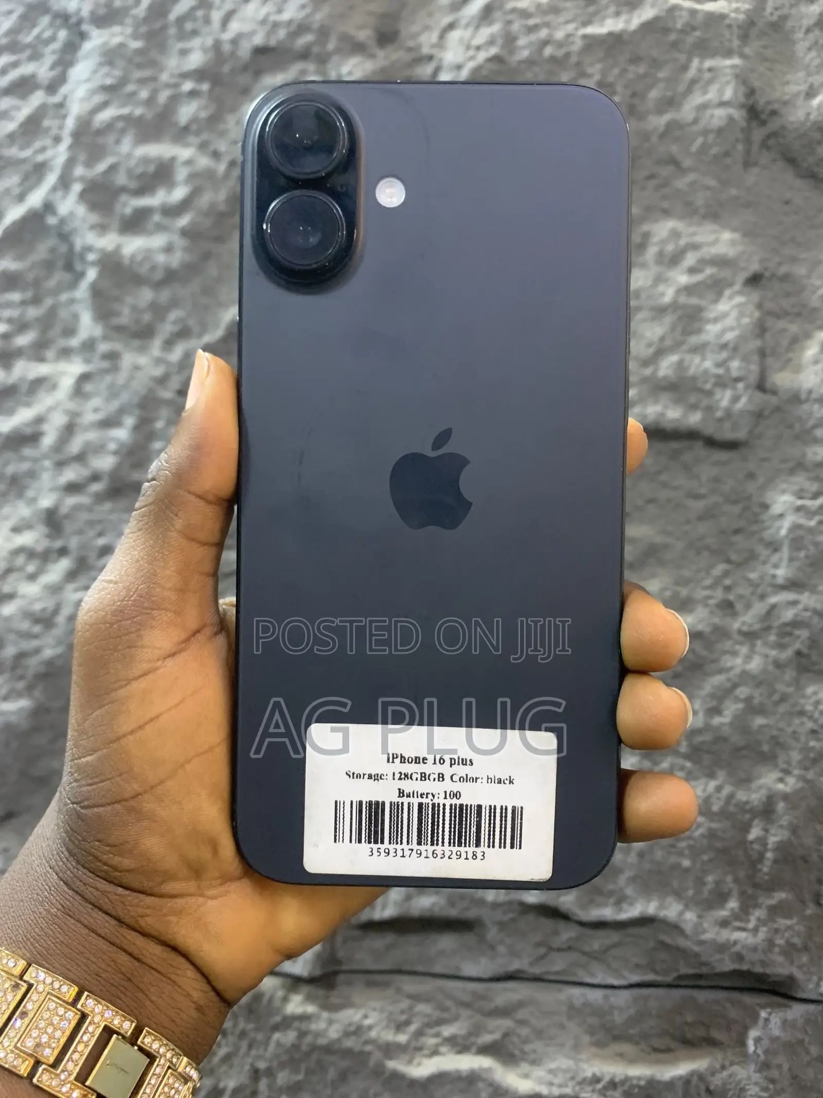 Apple iPhone 16 Plus 128 GB Black