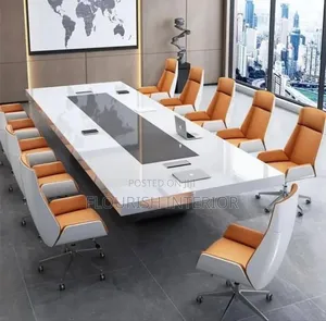 Quality Imported Unique Luxury Office Conference Table.