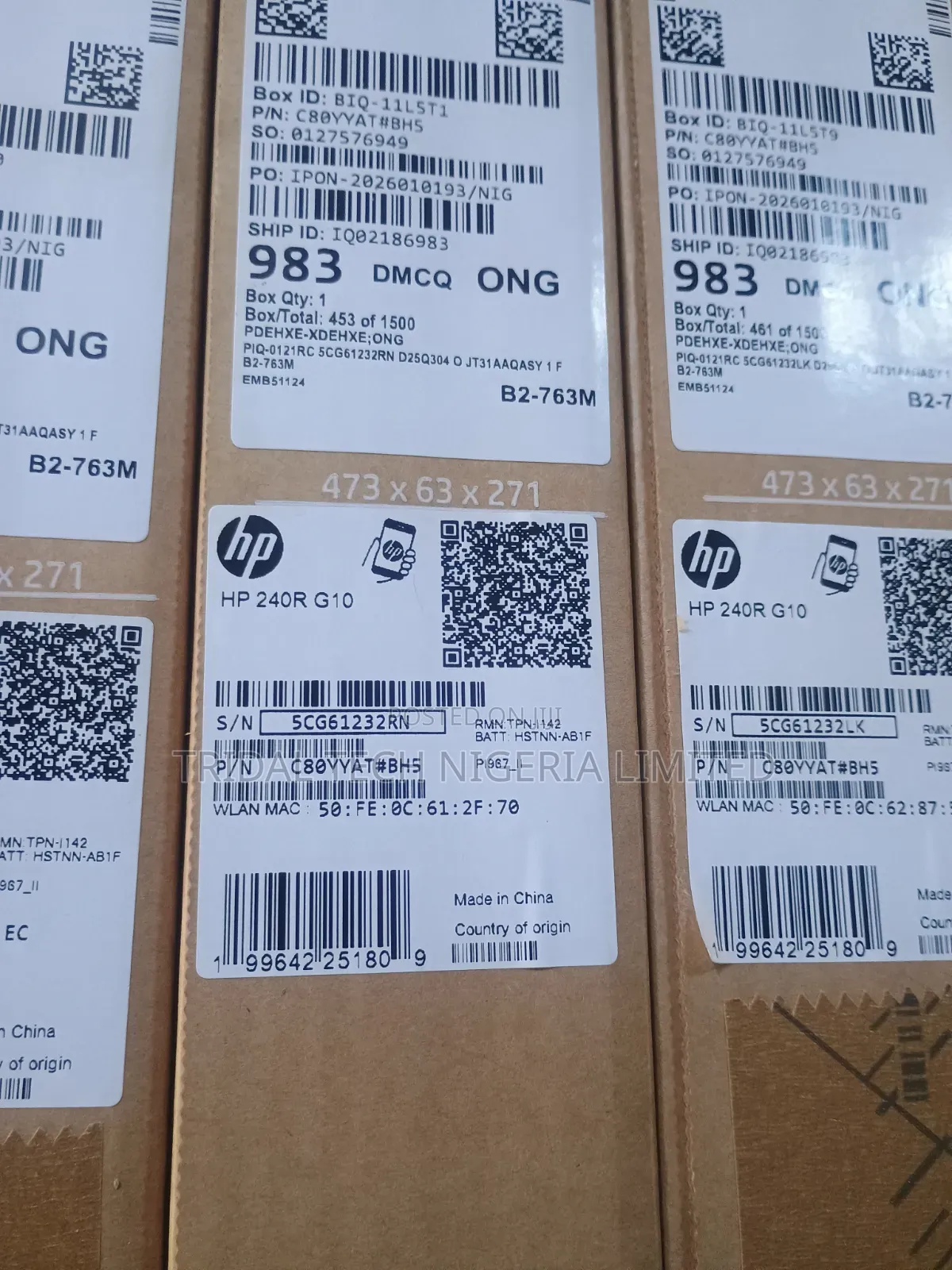 New Laptop HP 240 8GB Intel Core 3 SSD 512GB