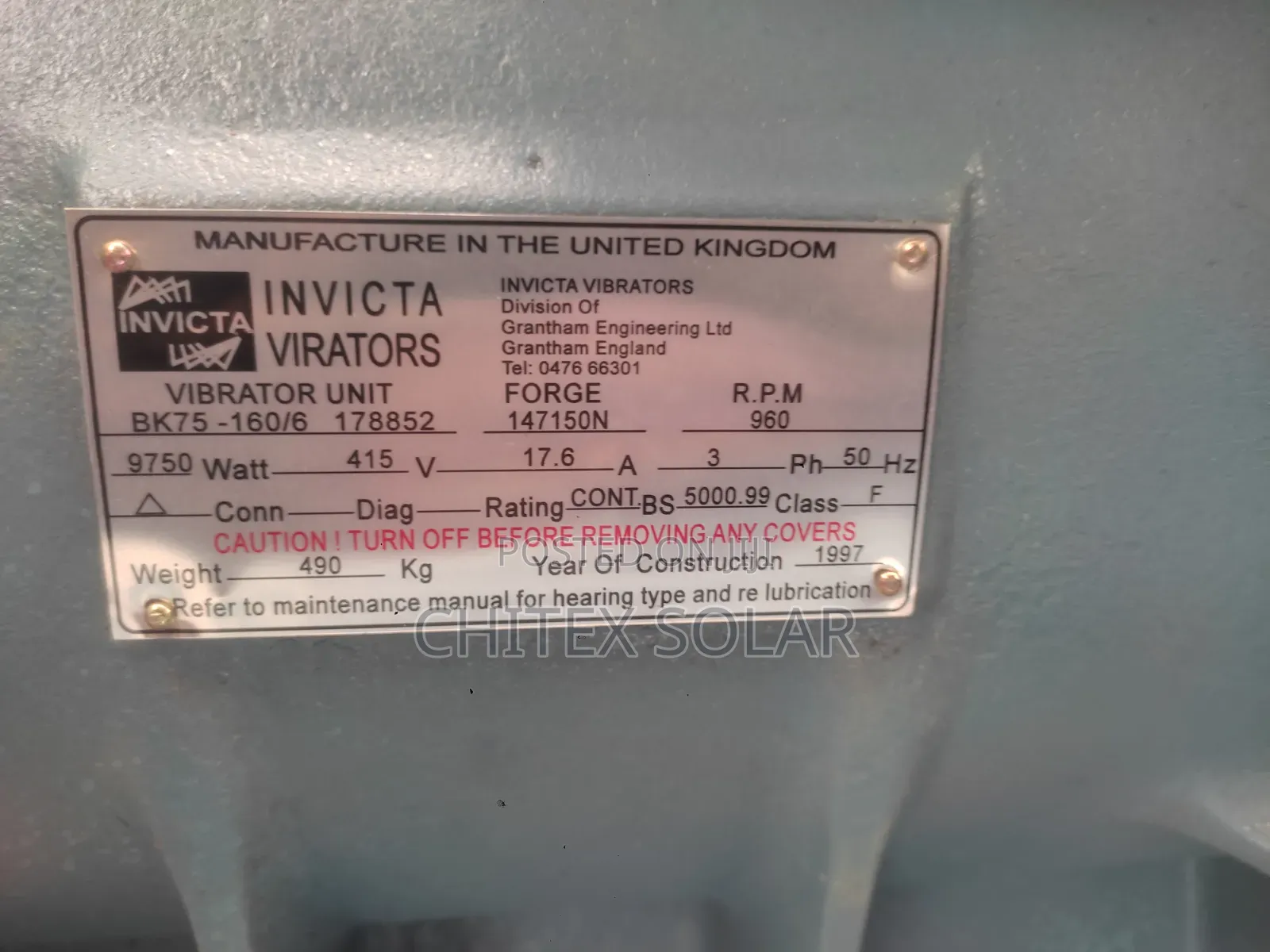 Vibrating Machine