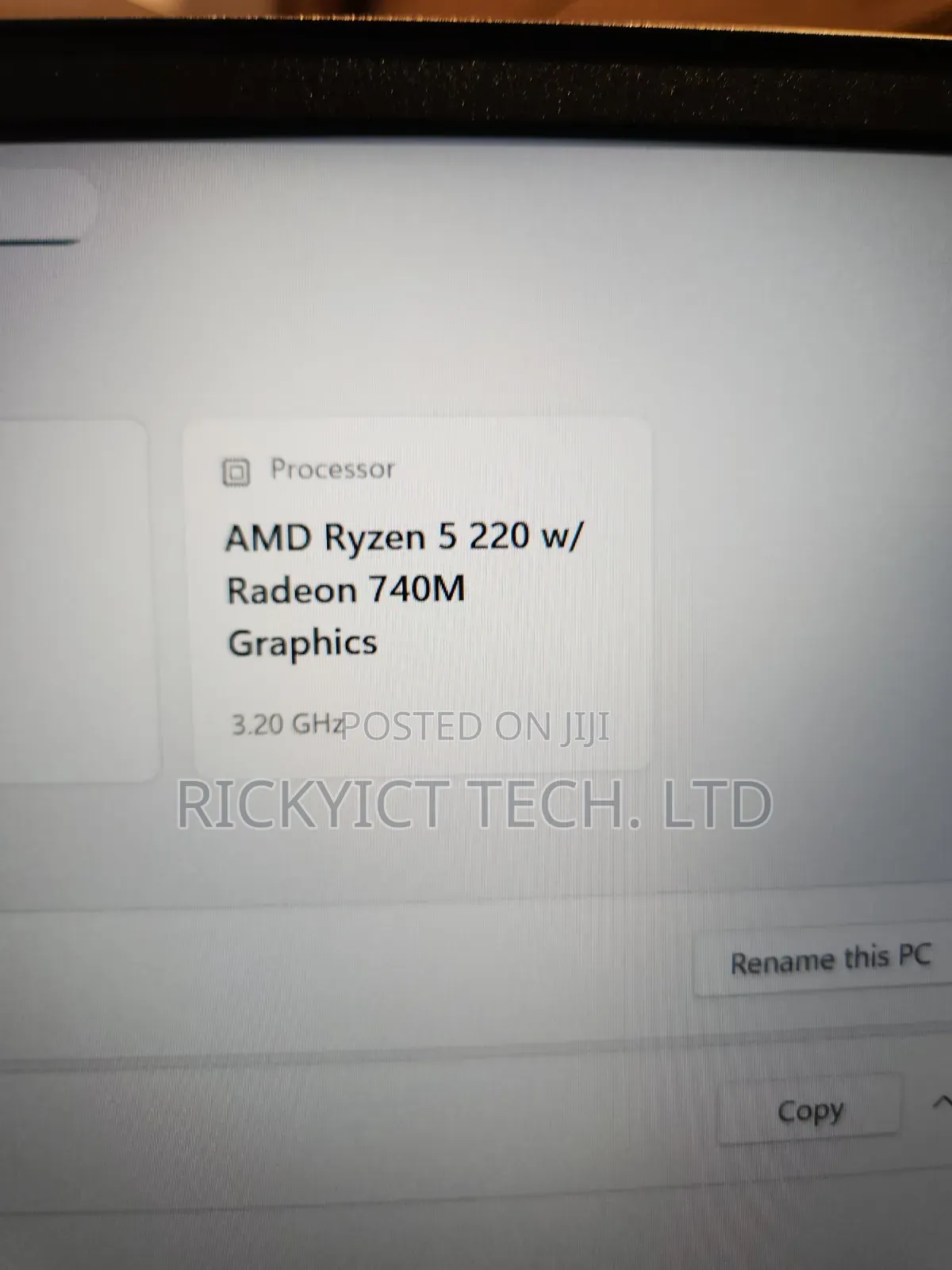 Laptop Dell 8GB AMD Ryzen 5 SSD 256GB