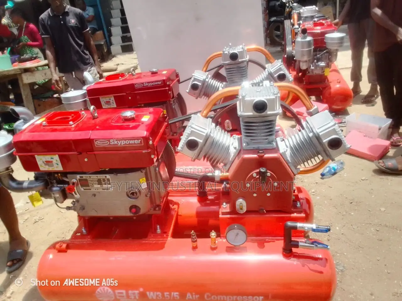 3 Cylinder Air Compressor for Jack Hammer