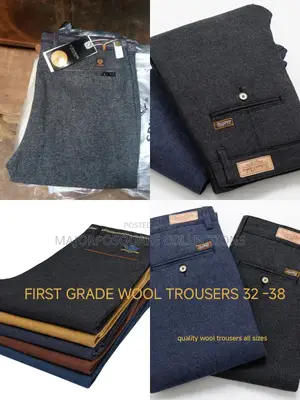 First Grade Wool, Plain and Pant Trousers