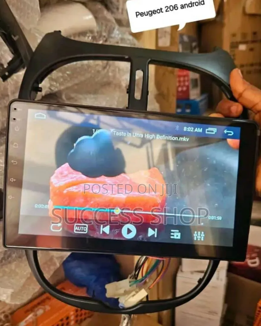 Peugeot 206 Android Screen With Reverse Camera