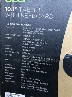 New Acer Aspire Switch 10 32 GB Black