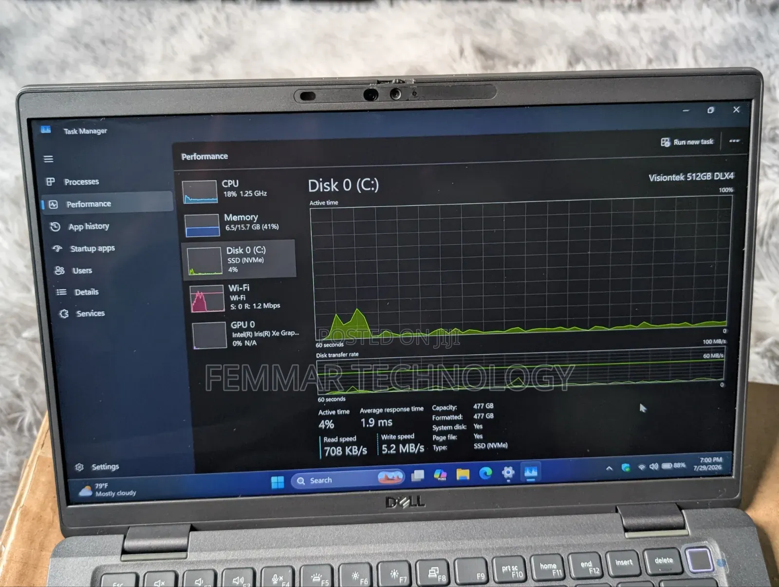Laptop Dell Latitude 7420 16GB Intel Core i7 SSD 512GB