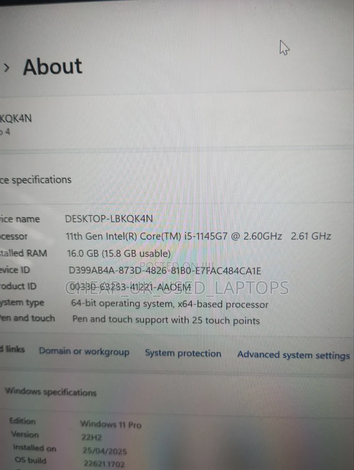 Laptop Microsoft Surface Laptop 4 16GB Intel Core i5 SSD 512GB