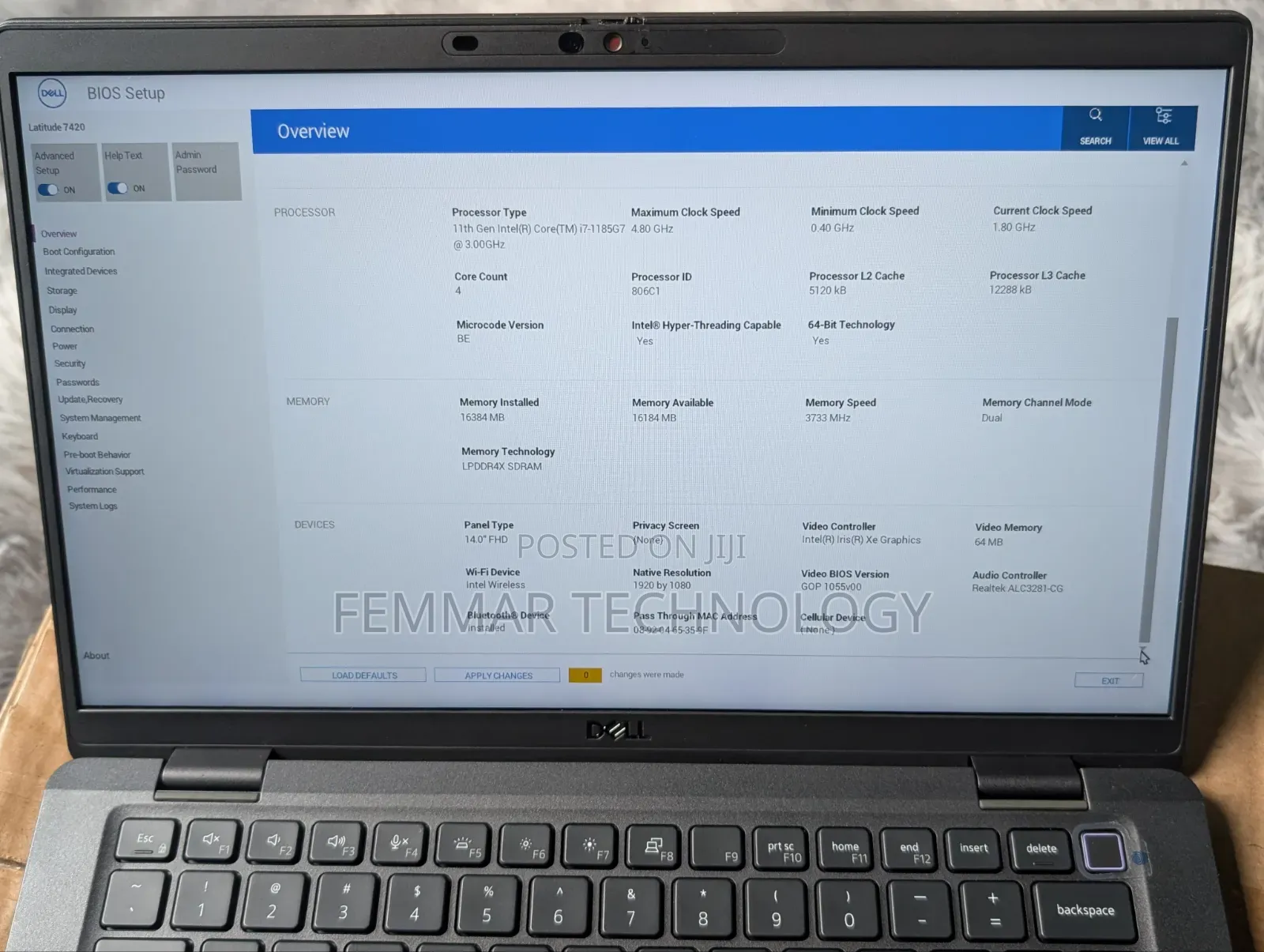 Laptop Dell Latitude 7420 16GB Intel Core i7 SSD 512GB