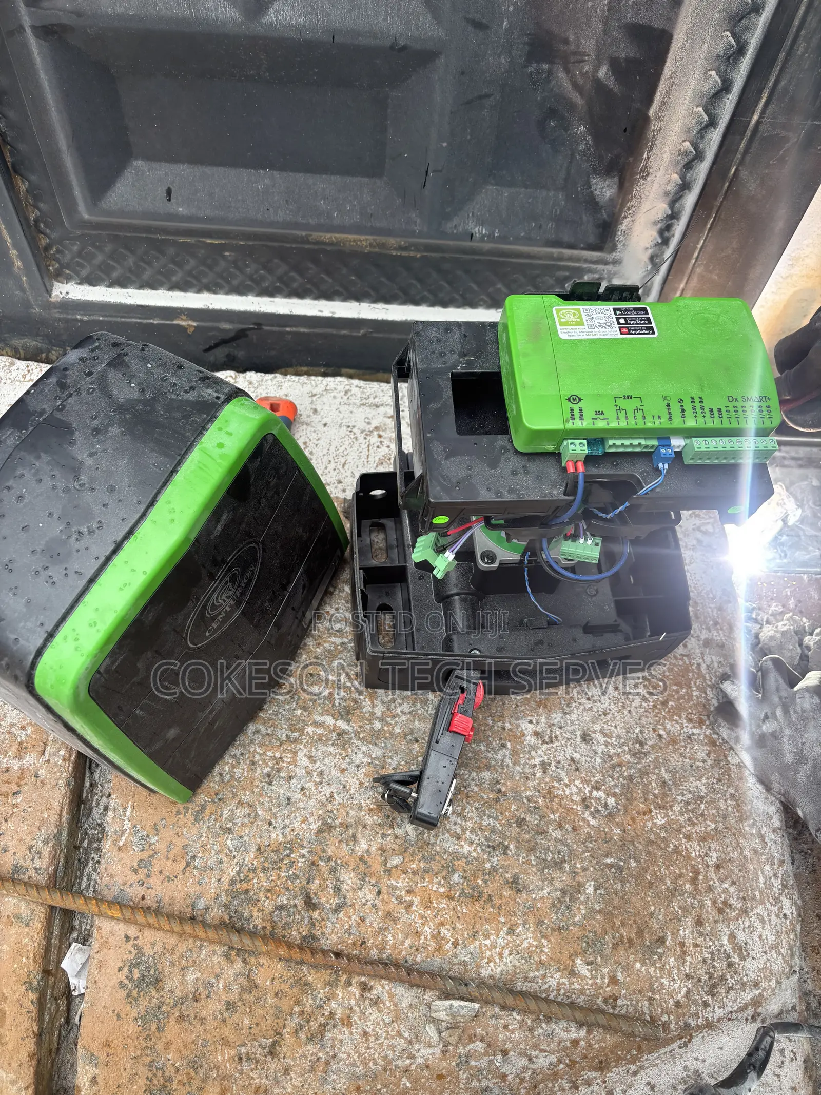 Stainless Steel Automatic Remote Control Sliding Gate Opener Install