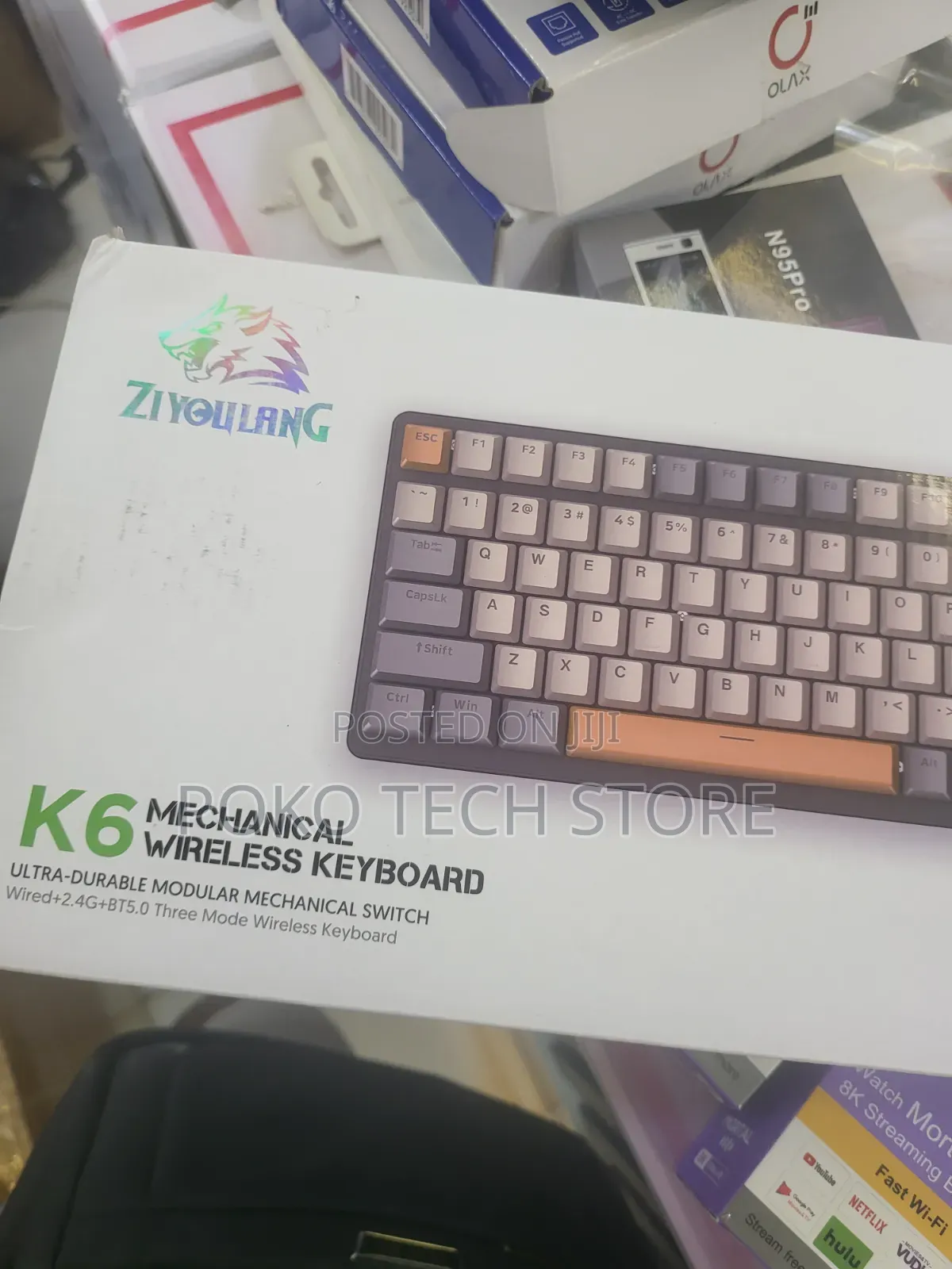Freewolf Wireless Mechanical Gaming Keyboard