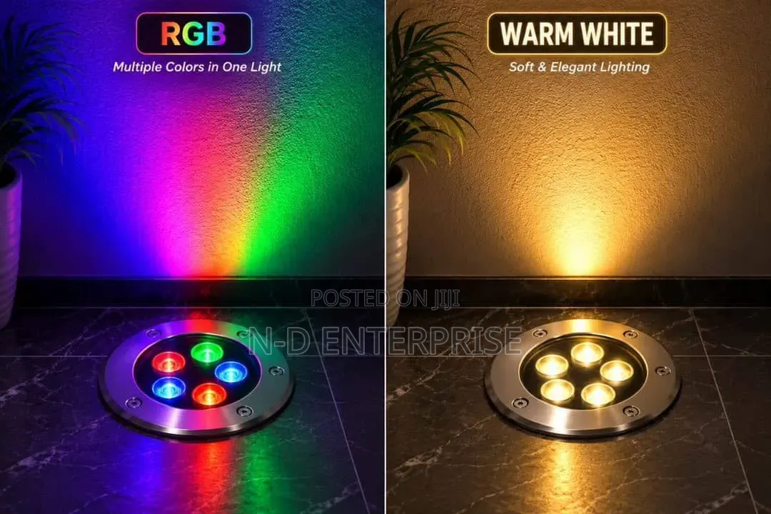 LED Floor Light Warmwhite or RGB