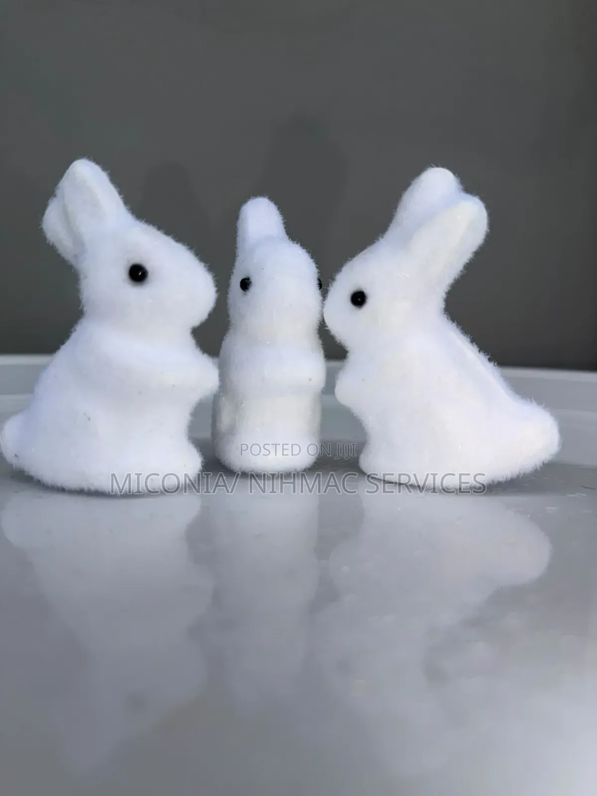 White Bunny Rabbit Decor