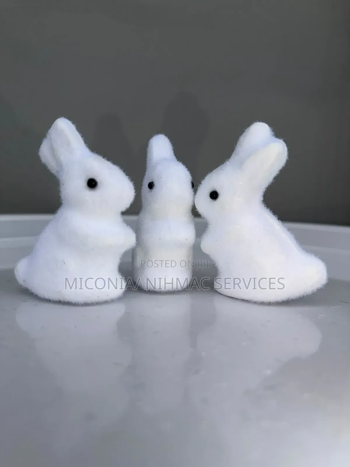 White Bunny Rabbit Decor