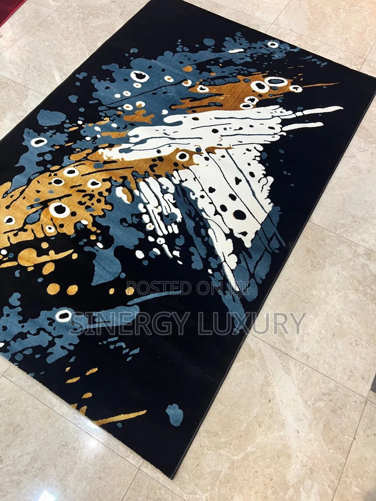 5x7fts Red,gold Anf Black Turkish Center Rug