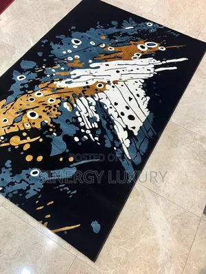 5x7fts Red,gold Anf Black Turkish Center Rug