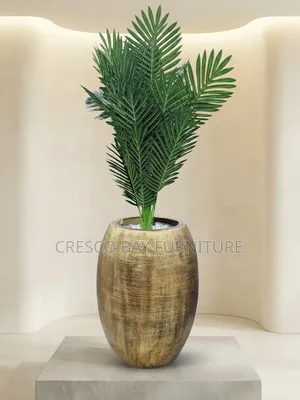 Luxury Artificial Floor Plants With Fibre Vases (Brand New)