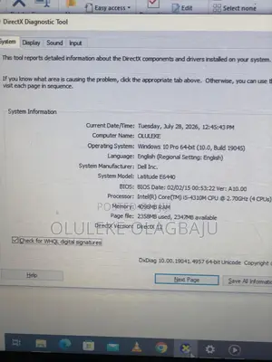 Laptop Dell Latitude E6440 4GB Intel Core i5 HDD 500GB
