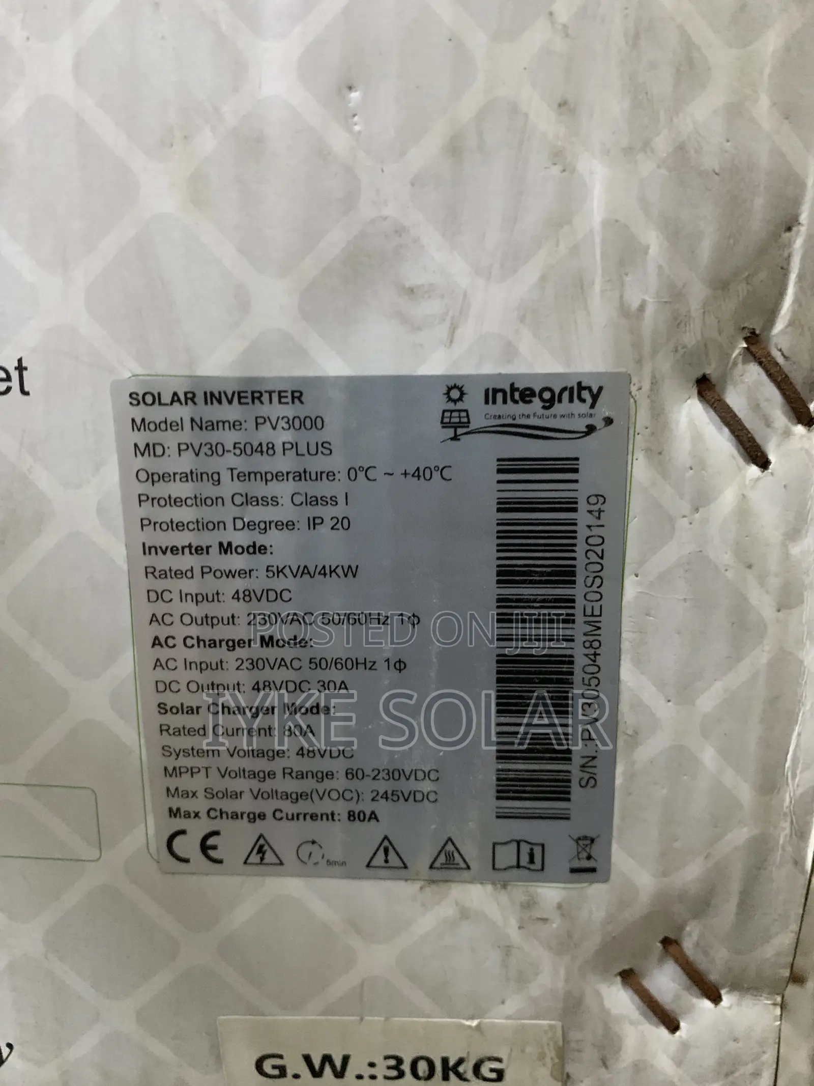 5kva 48v Integrity Hybrid Inverter