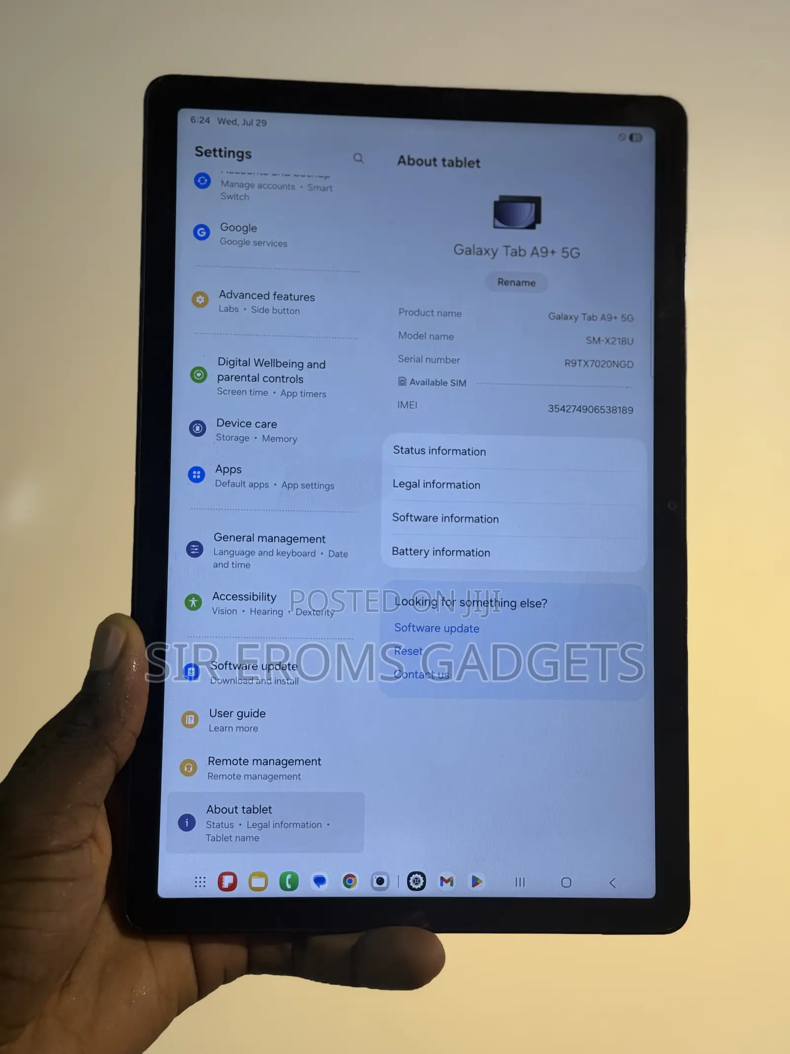 Samsung Galaxy Tab A9+ 64 GB Black